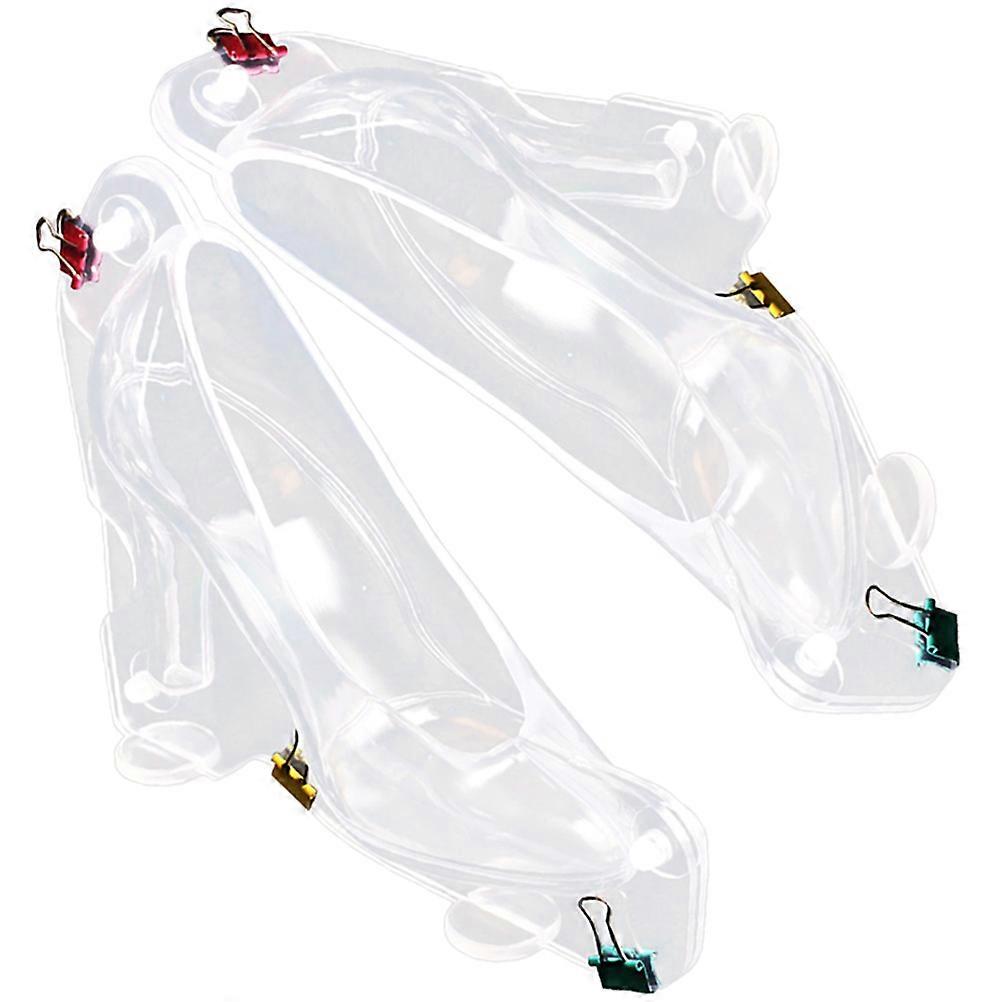 Transparent Chocolate Molds 4Pcs Ideal For Home Baking And Gift Making 13X10CM High-Heeled Shoe Shape For Chocolate Lovers