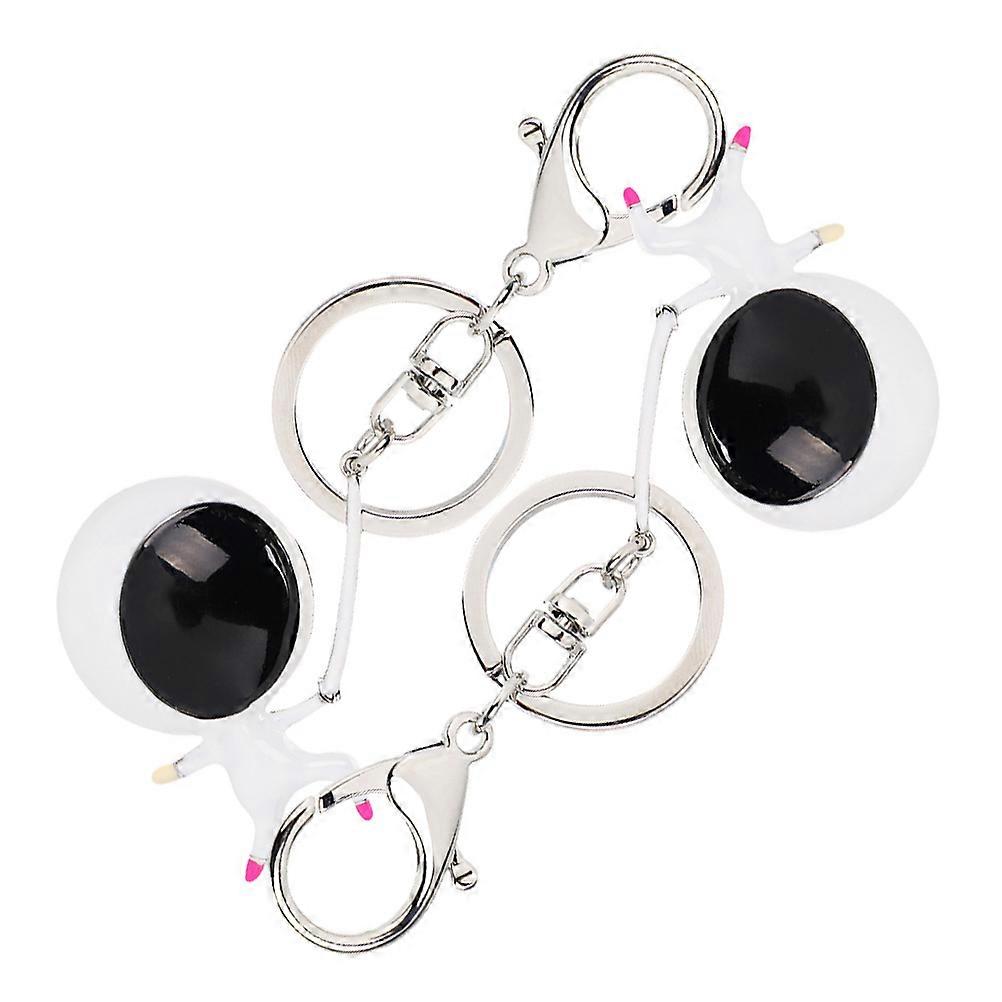 Fencing Key Rings 10 Pcs Fencing Player Design Car Keys Daily Use Black Aesthetic Accessories
