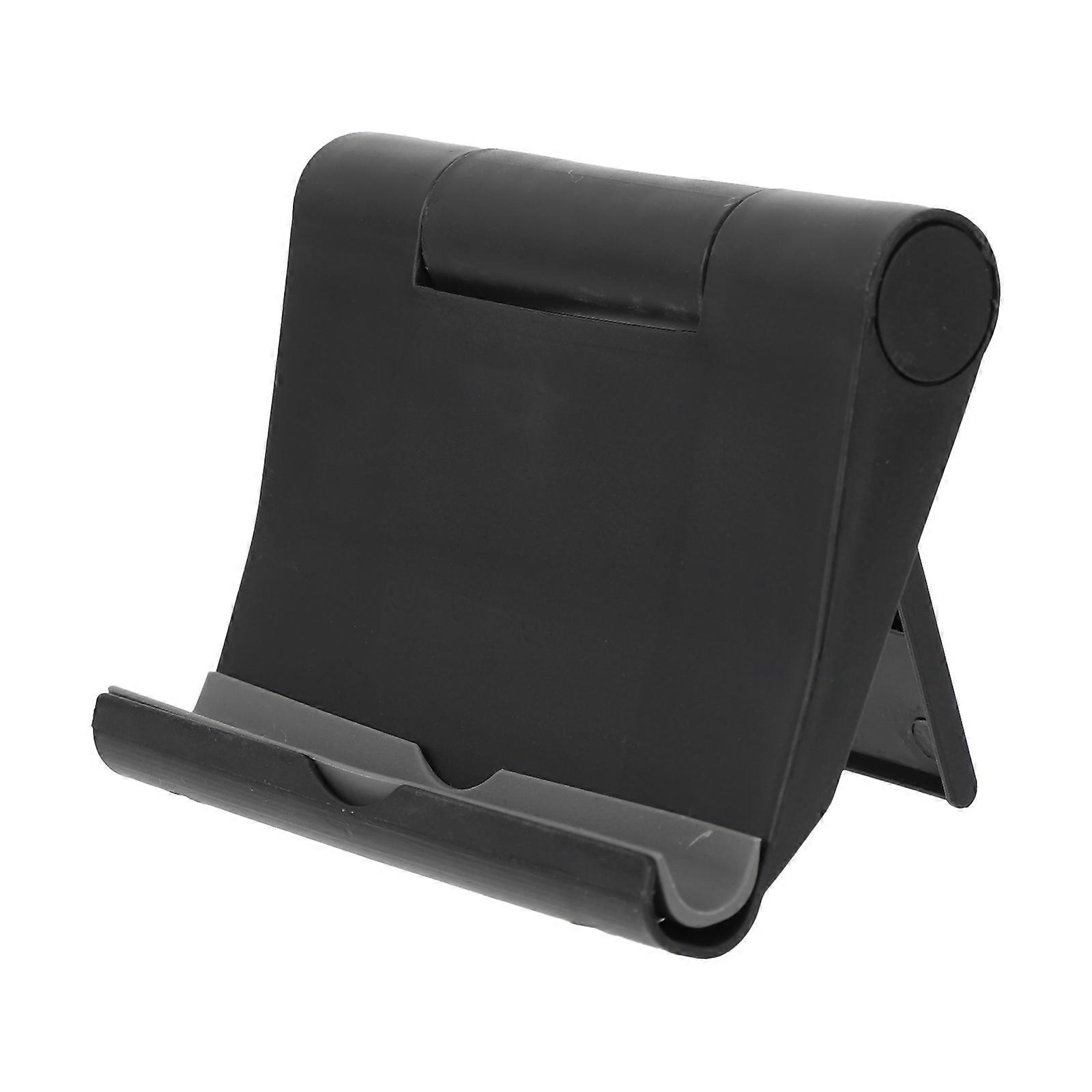 Foldable Mini Desk Tablet Holder Featuring Adjustable Angle For Video Recording And Web Browsing With 2Pcs