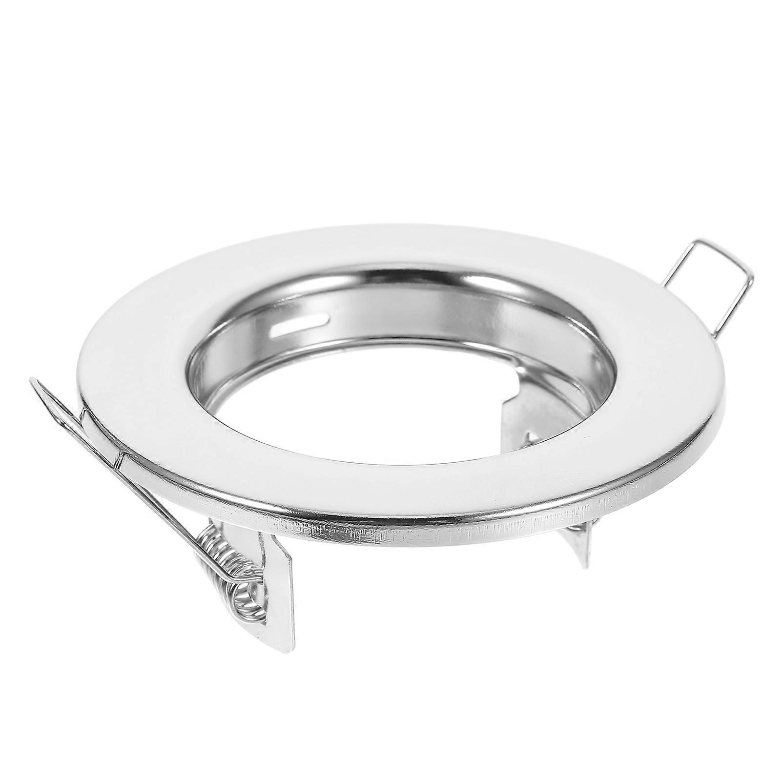 Silver Iron Trim Light Housing for Spotlights Easy Installation