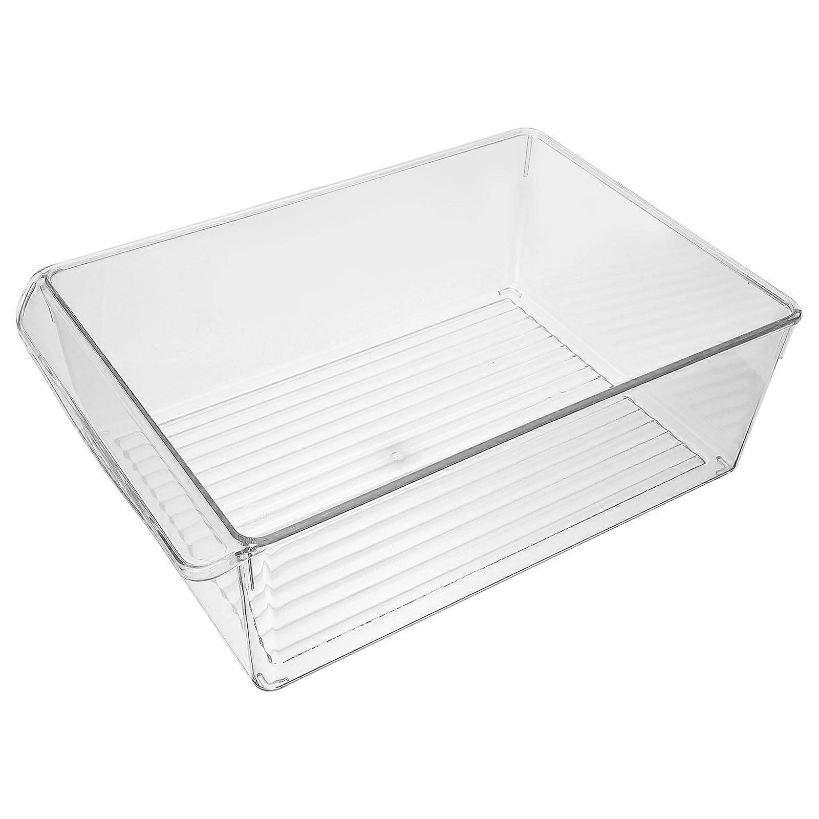 Multi-Functional Refrigerator Boxes 2Pcs Storage Organizers For Kitchen Cabinets Stackable Easy Cleaning