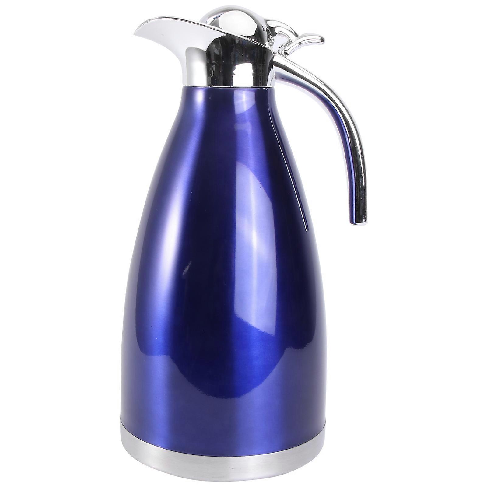 Insulated Kettle Thermal Bottle for Storing Water 2Pcs Blue