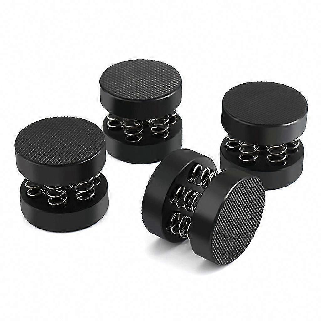 Black Silver Speaker Foot Spring Pads Reduce Resonance Vibration Mats