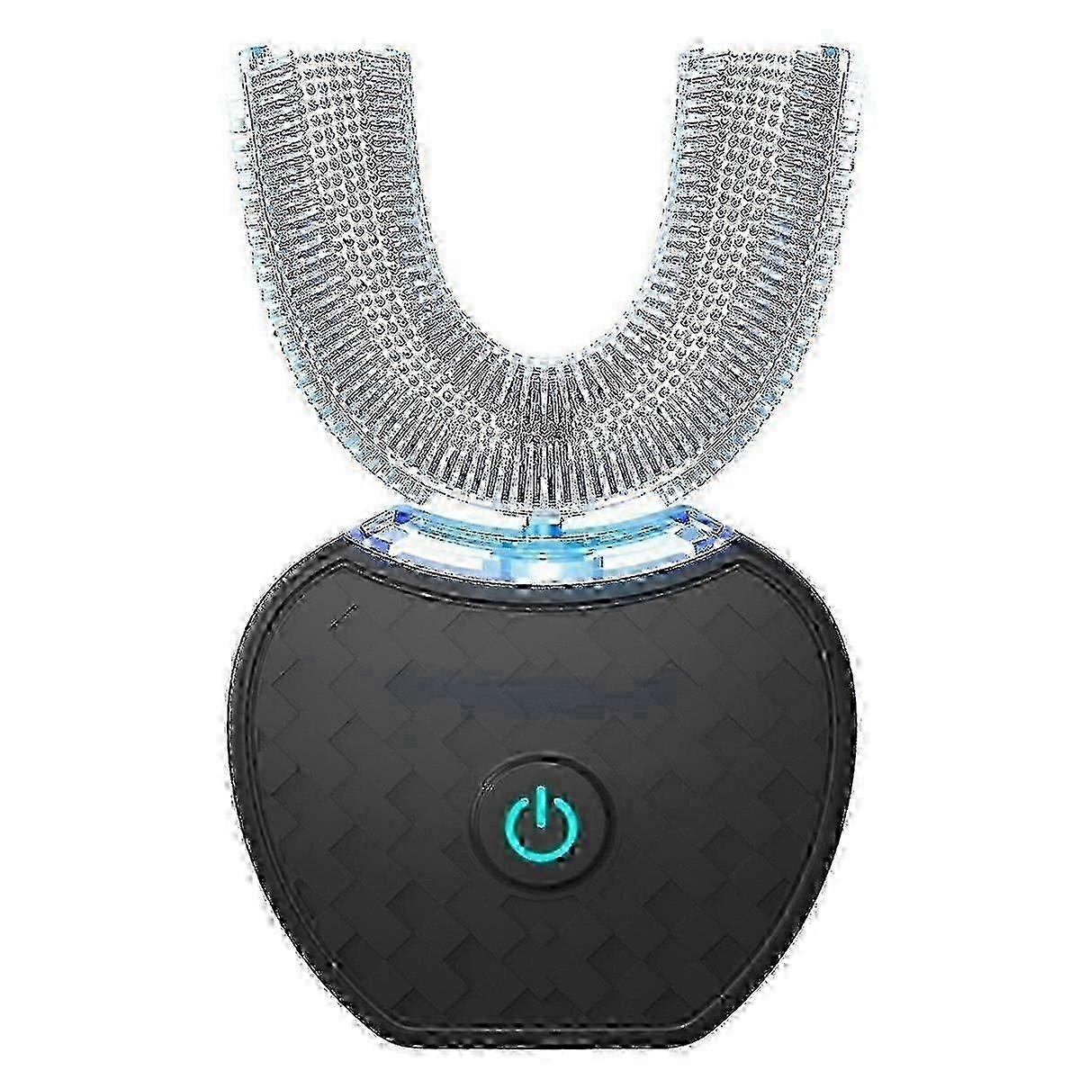 Ultraljud elektrisk tandborste, automatisk tandborste U-form full mun 360 ren tandblekning