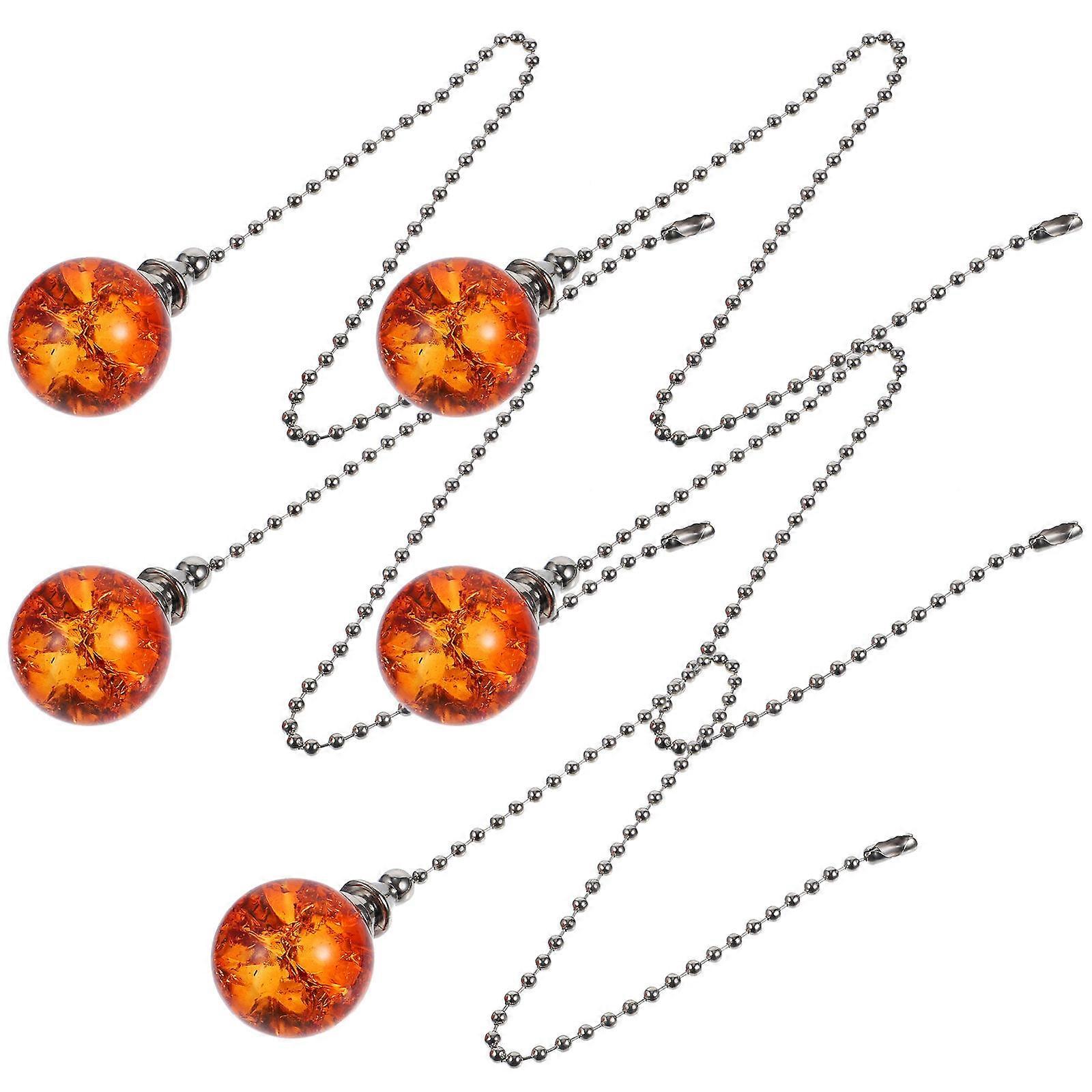 Orange Ceiling Fan Pull Chain 15Pcs Pull Chain for Ceiling Fans