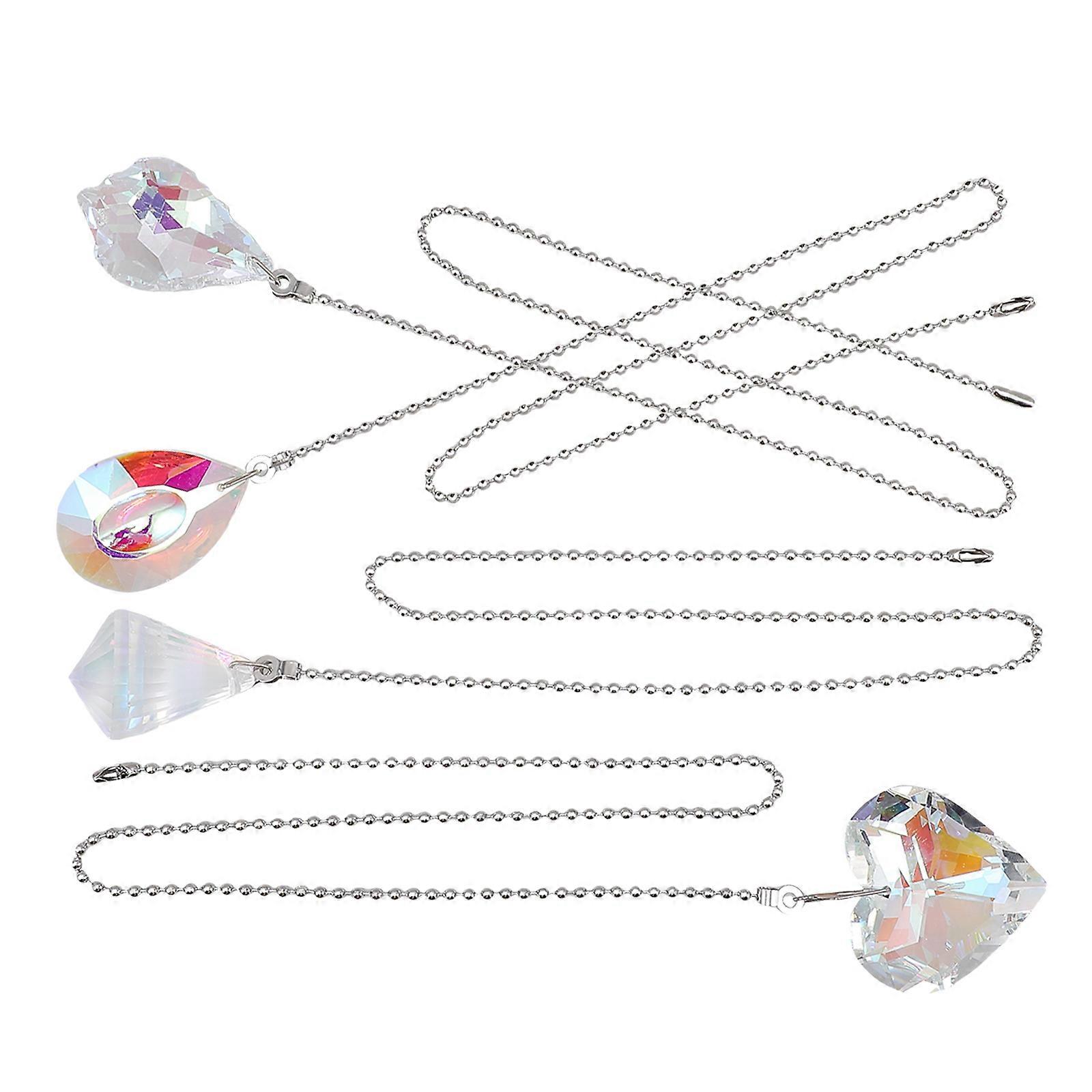 Crystal Pull Chain Extension for Ceiling Fan Decorative Use 8 Pieces