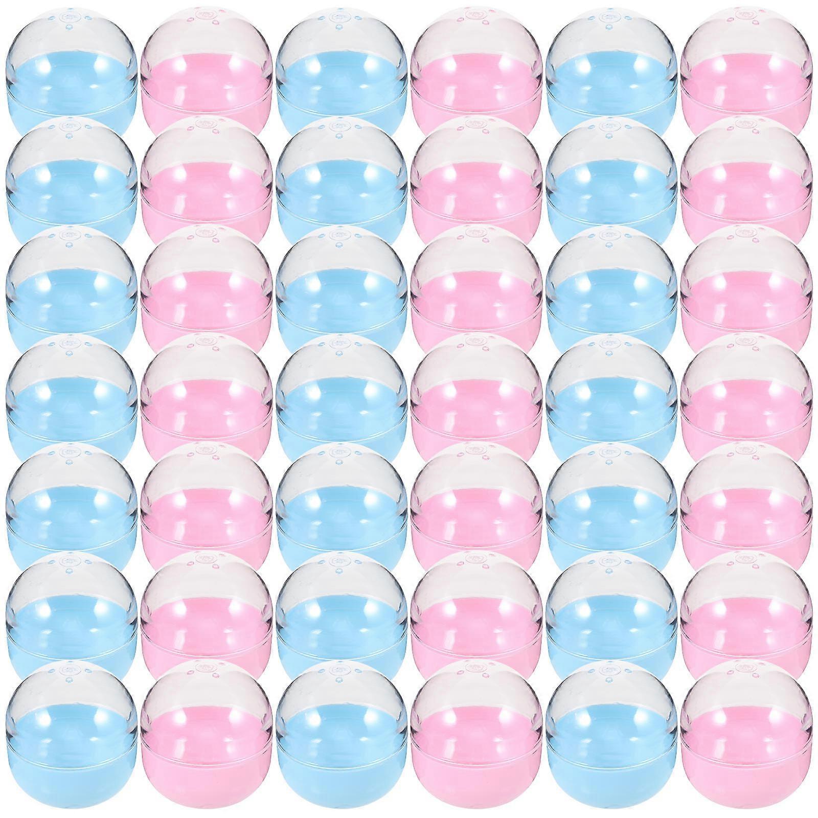 Multi-purpose Fillable Balls Egg-shaped Storage Container For Holiday Party 100 Pcs