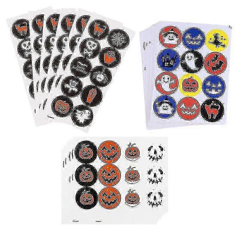 30sheets Halloween Stickers For Halloween Decorations