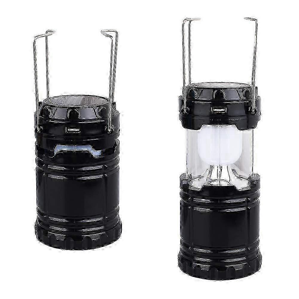 Portable Solar Lantern Compact Foldable Design with 360 LED Illumination