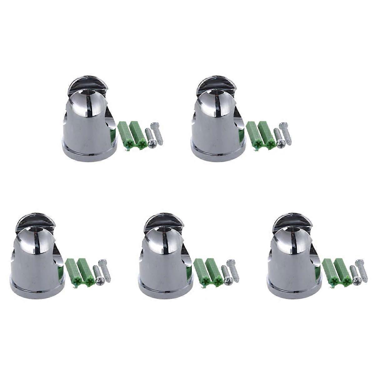 5X Bathroom Hand Held Shower Head Wall Mount Mounted Bracket Holder 24mm