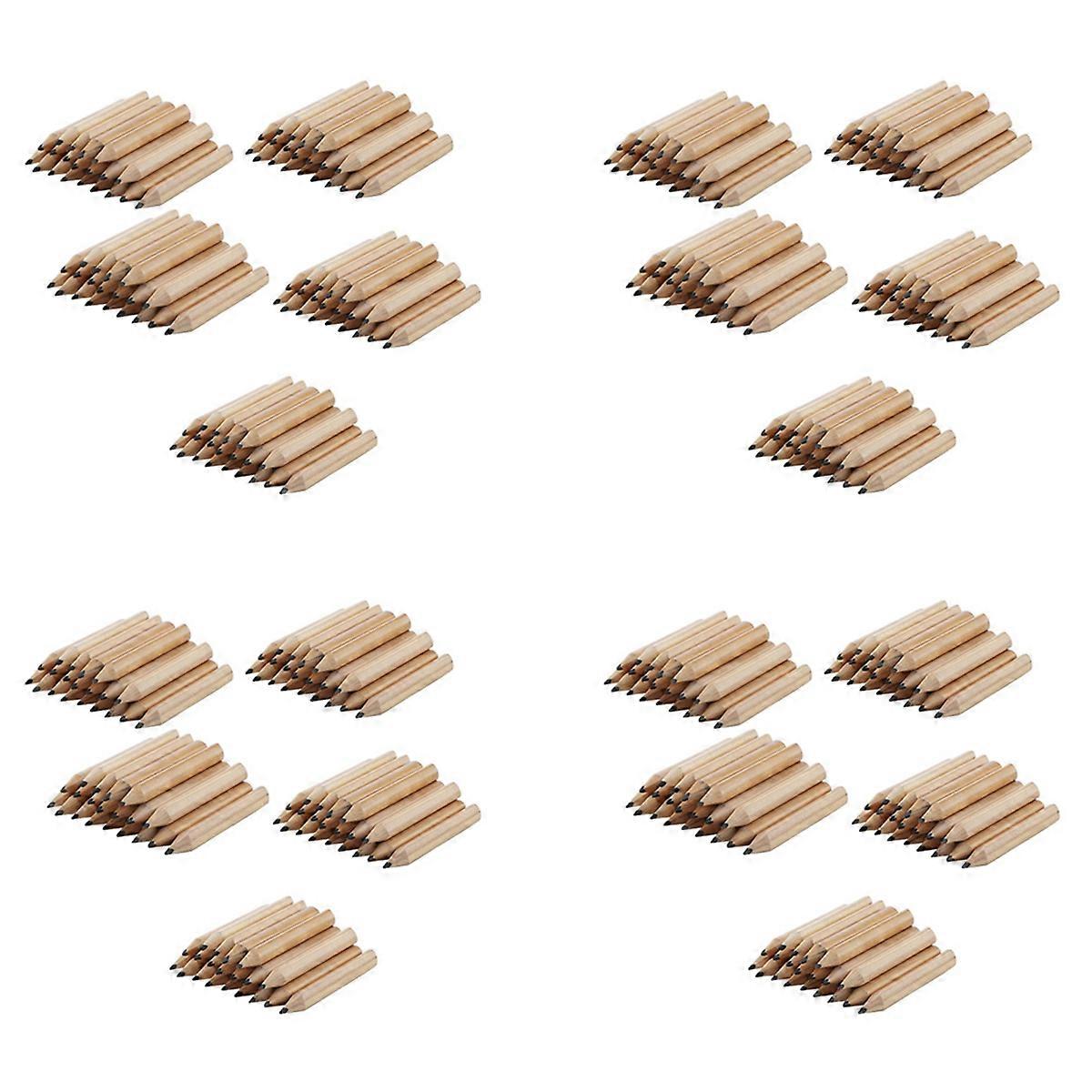 100Pcs 3.5In Beginner Writing Pencil,Students Stationery,Triangular B