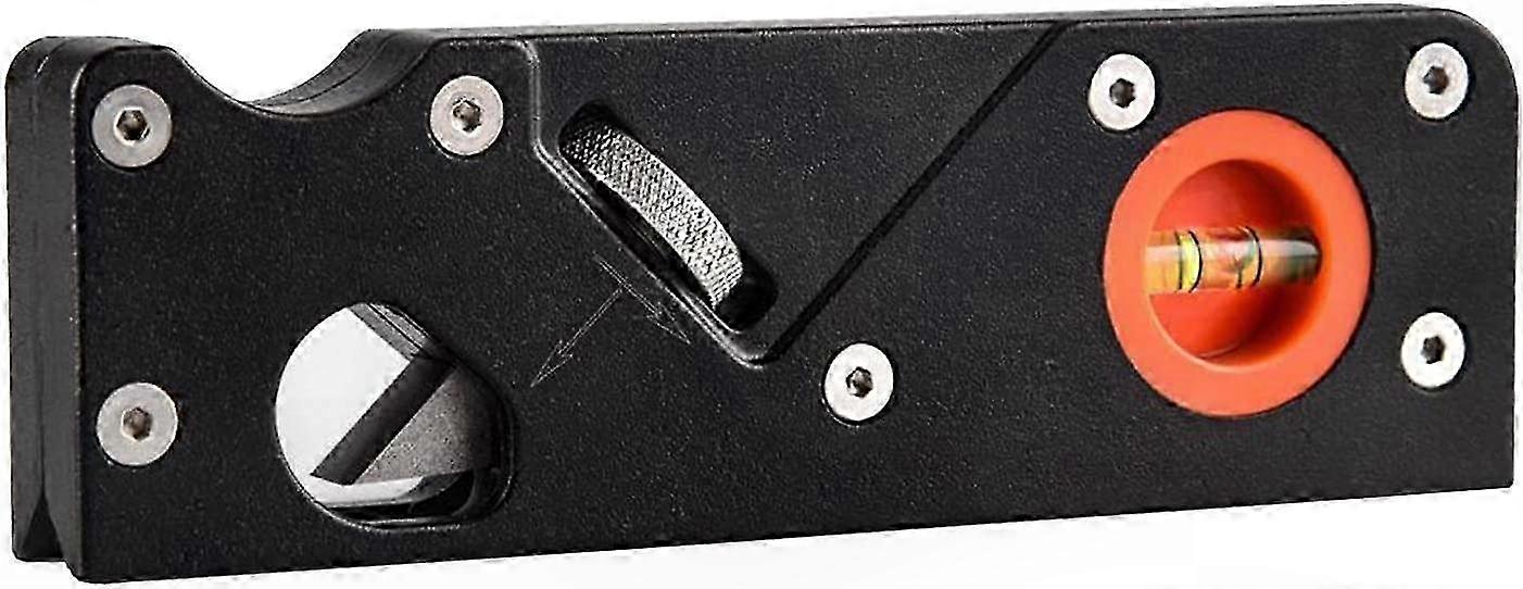 Lightweight Manual Woodworking Hand Planer Adjustable Chamfer Tool for Contour Smoothing - Black