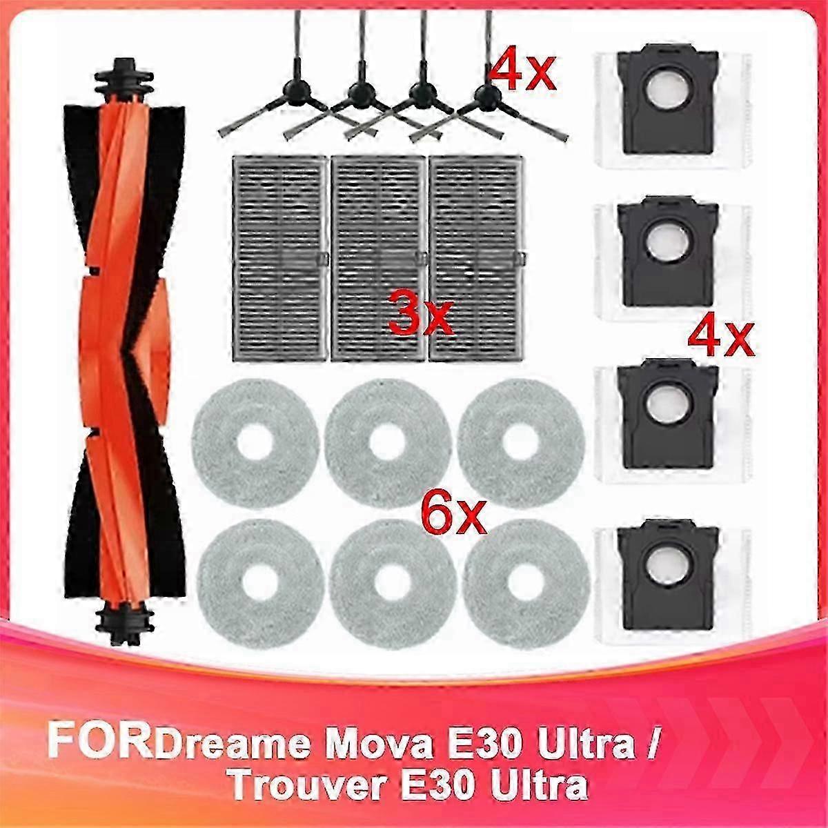 Dreame Mova E30 Ultra vacuum robot brushes