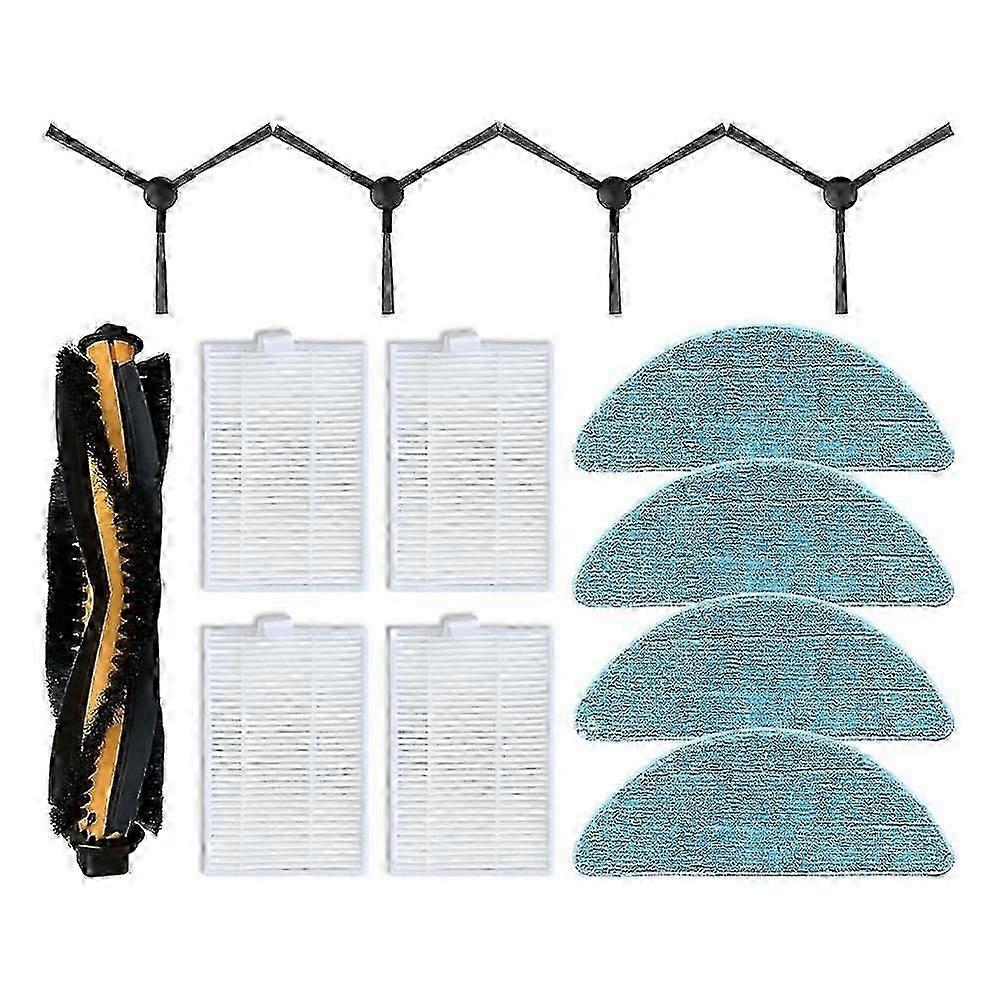 Blaupunkt Bluebot XBOOST Replacement Side Brush, HEPA Filter, Mop Cloth Set