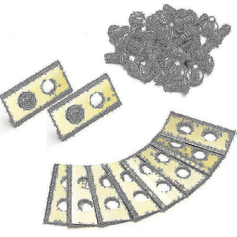 45-pakning erstatning titanblader for Worx Landroid robotgressklipper - Premium 1mm titanblader og oppgraderte Dacromet skruer WG