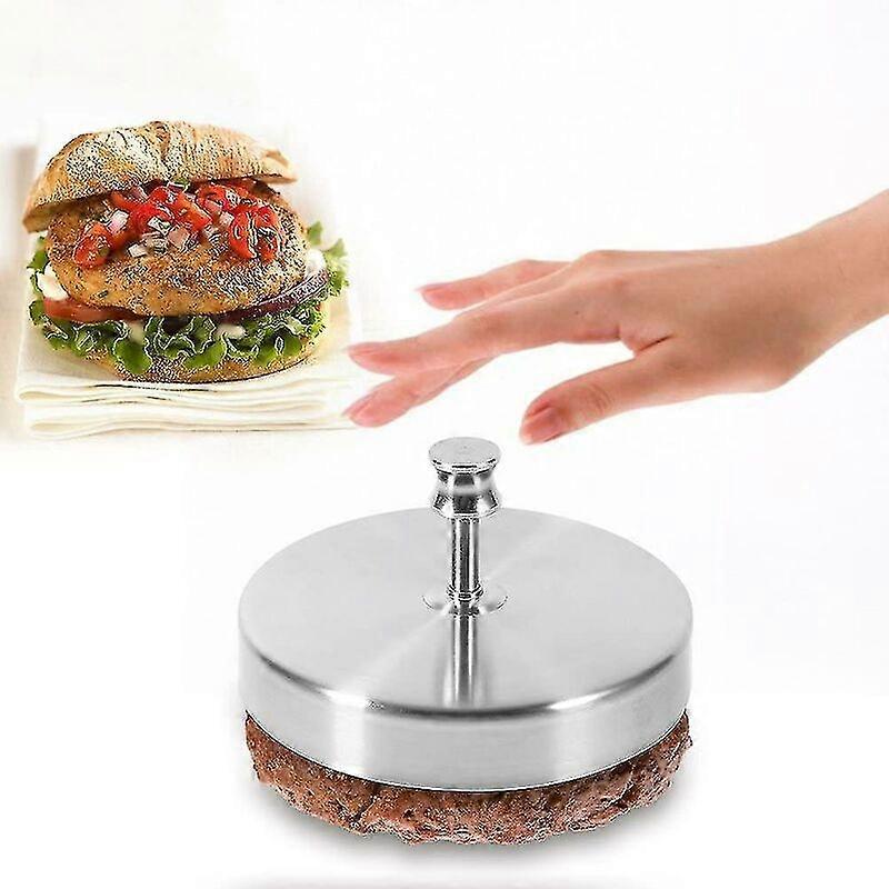 Round Shape Grids DIY Kitchen Non-Stick Hamburger Press Patty Maker Mold