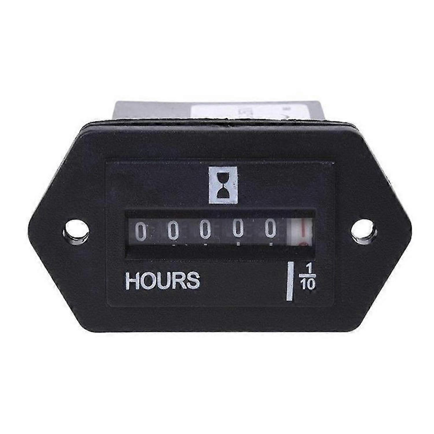 AC100-250V Generator Sealed Hour Meter Counter for Generator Boats Automobiles ATV UTV Go Carts