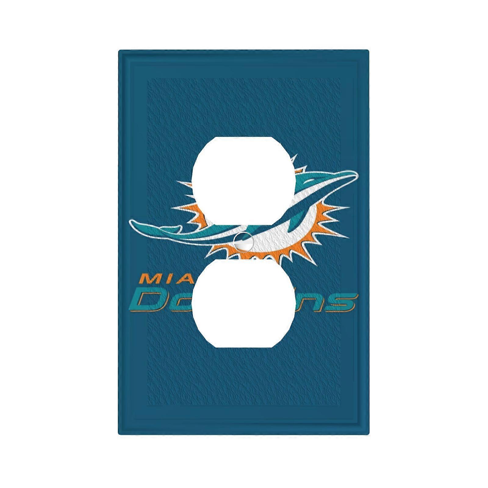 Dolphins Switching Lights Single Leather Roman Frame Switch Panel Wall Panel Single Double/Pull Light Switch