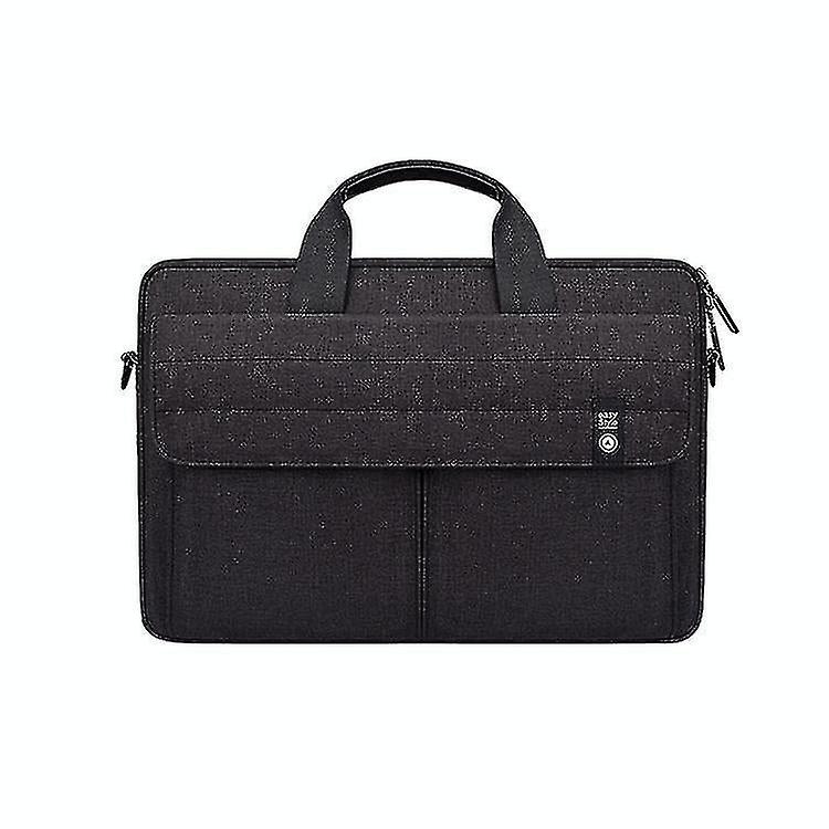 Computer Accessory Sets St08 Handheld Briefcase Carrying Storage Bag Without Shoulder Strap For 14.1 Inch Laptop Black