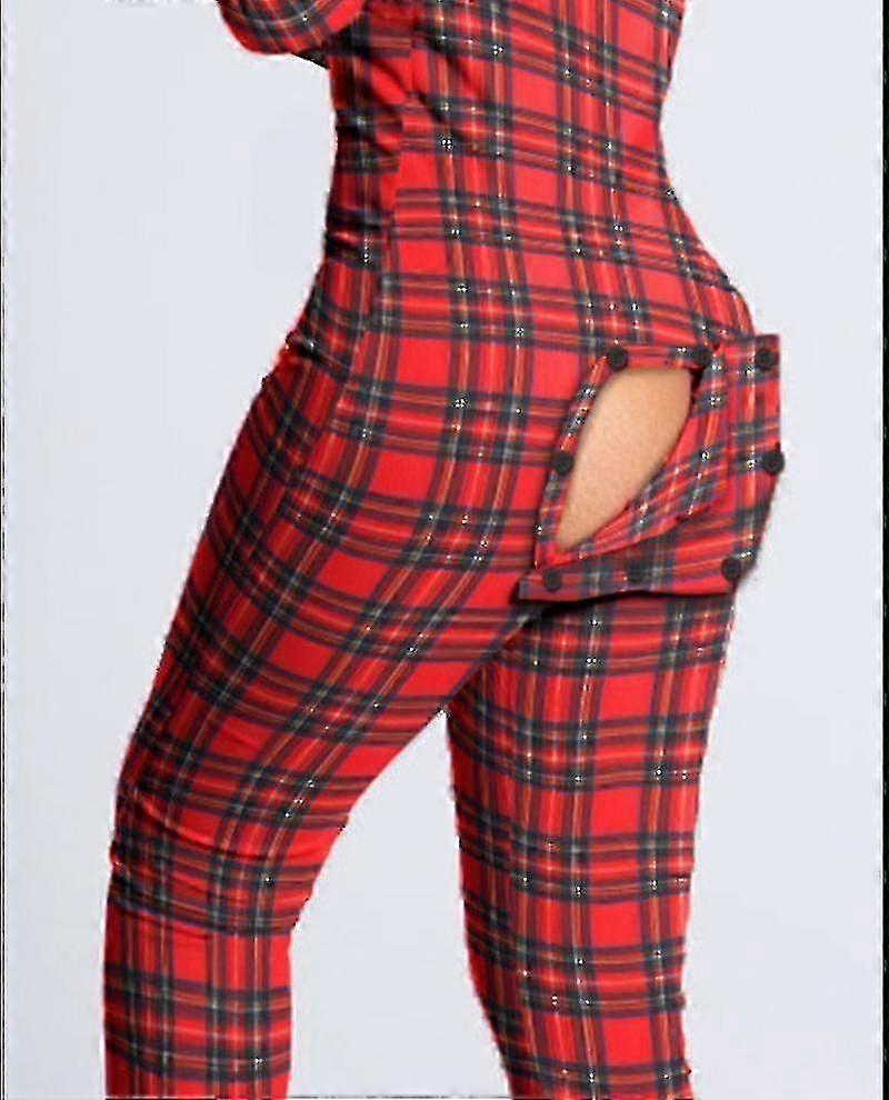 Women's Alluring Backless Bodysuit with Button Closure - Stylish Sleepwear and Lounge Jumpsuit