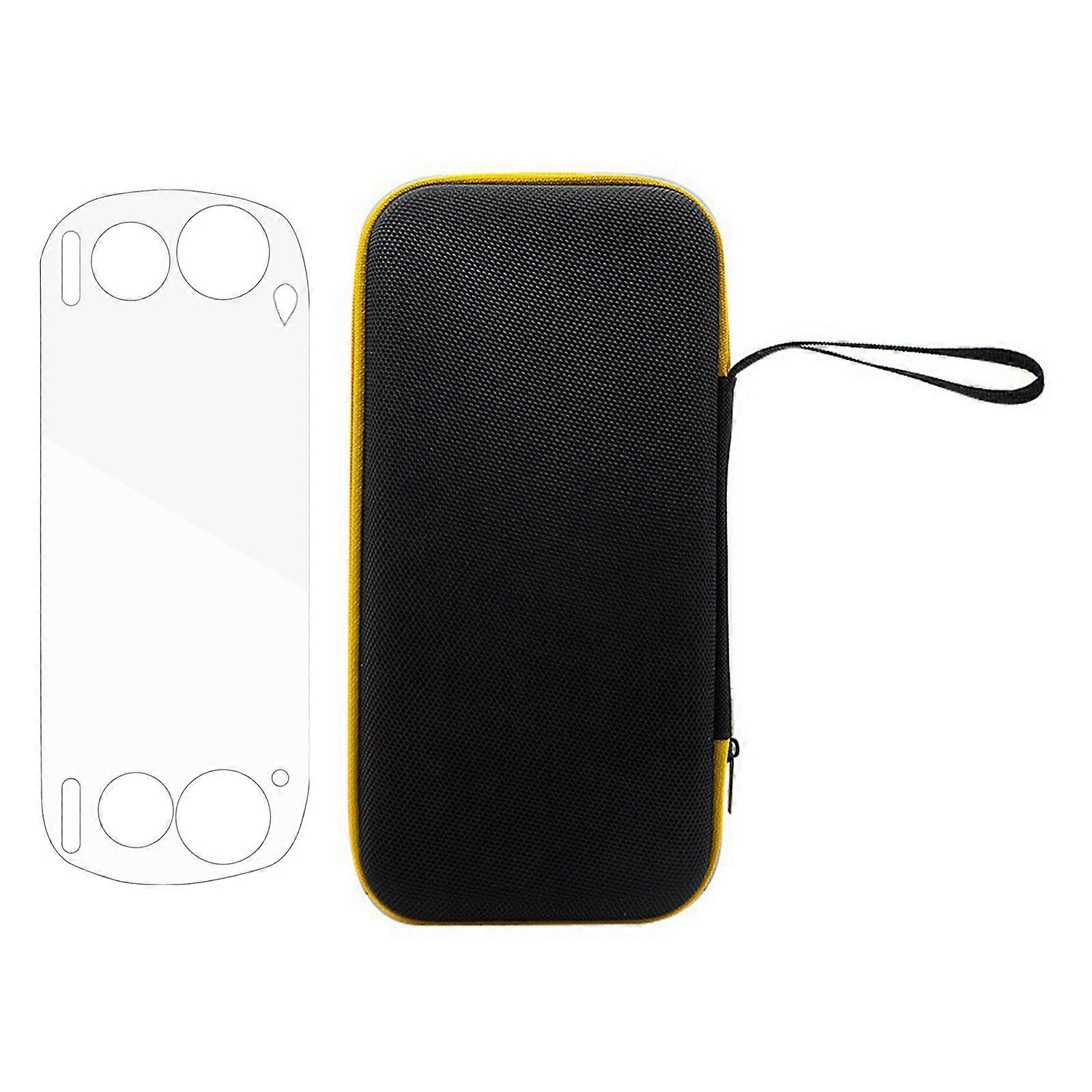 Carrying Bag Shockproof Covers Storage Case Organizers with Screen Protector Suitable for Retroid Pocket 5 Game Console Multicolor