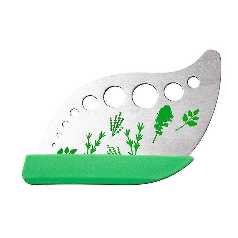Herb Stripper 9 Holes Herb Cutter With Protective Cover Mini Leaf Stripping Tool