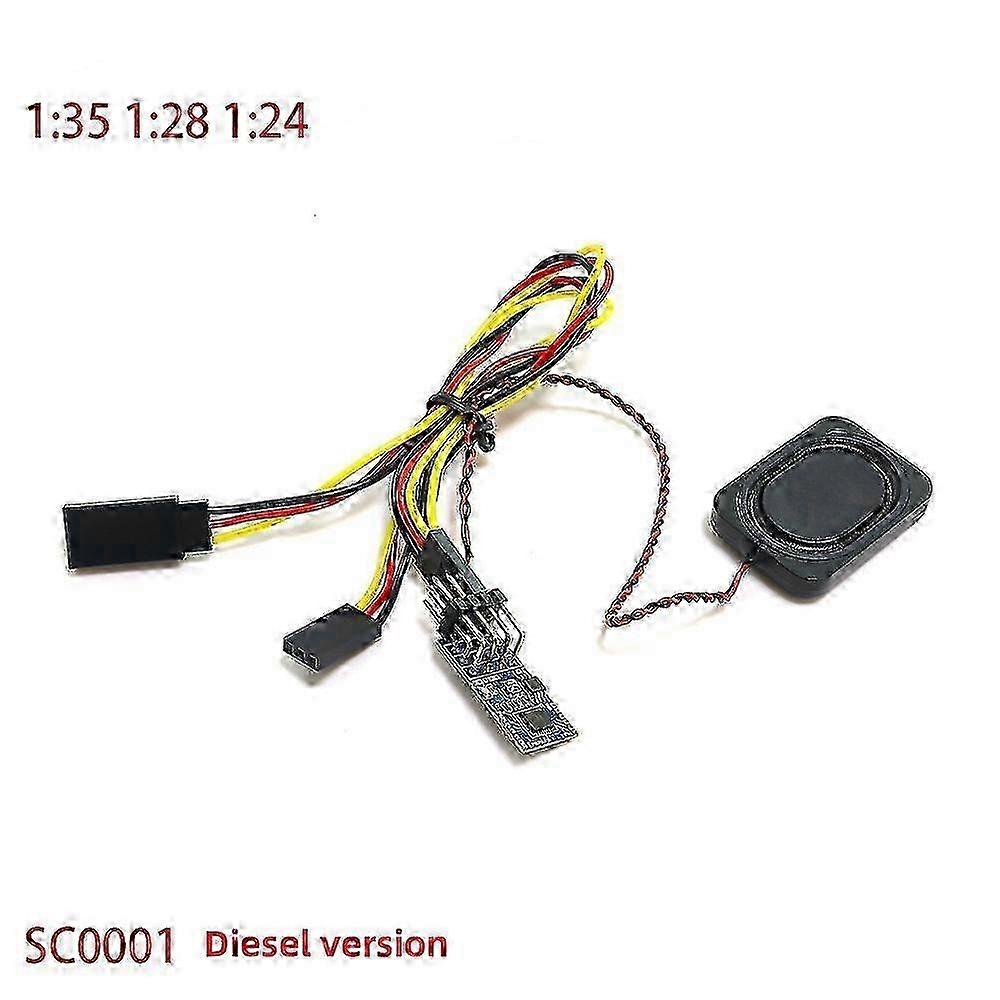Engine Sound Simulator Speaker Module for 1/28 1/24 1/18 RC Car Universal ws