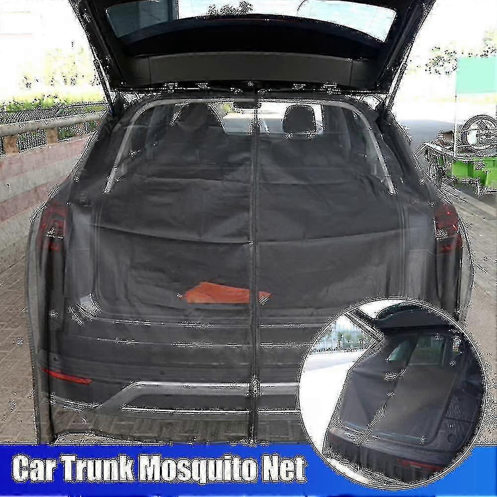 Portable Mosquito Net for Car Tailgate - Easy Magnetic Installation