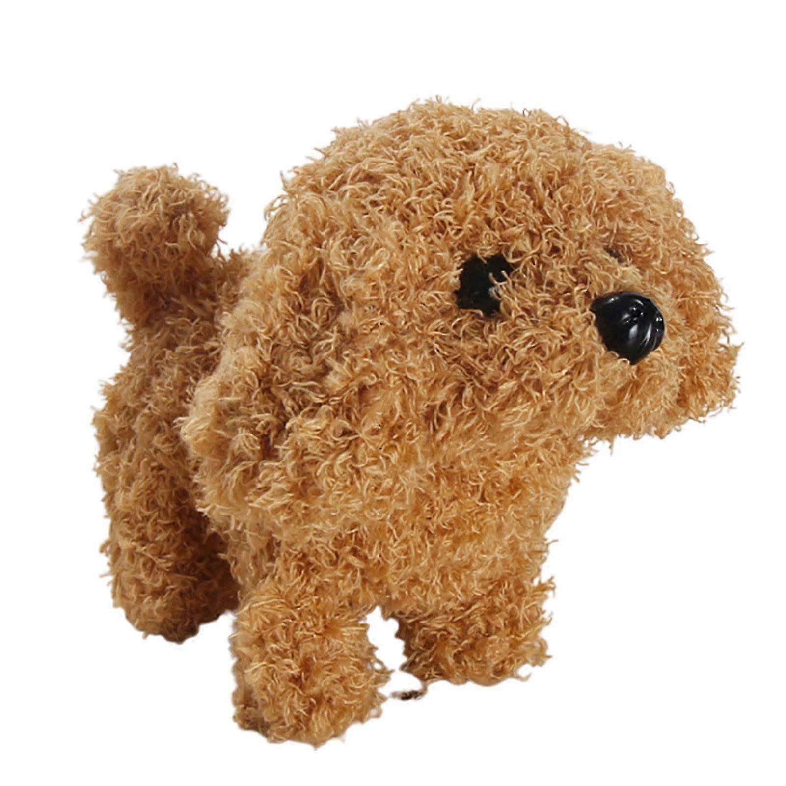 Realistic Plush Toy Dog Simulation with Electric Movement, Animal Robot & Sound