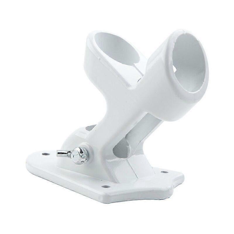 Wall Mounted Flag Pole Holder Bracket, Aluminum Alloy Flag Pole Mounting Bracket with Screws