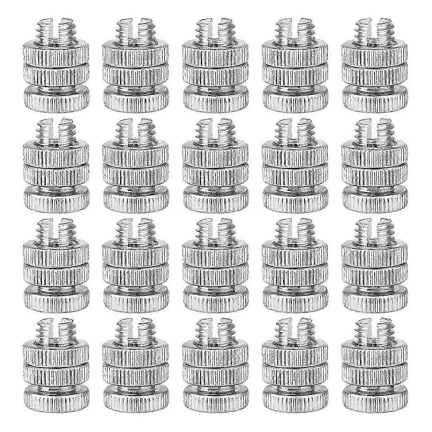 20 Pieces Split Bolt Joint Clamp Wire Connector Electrical Fence Connector Aluminium Alloy for Multi Edition 1105