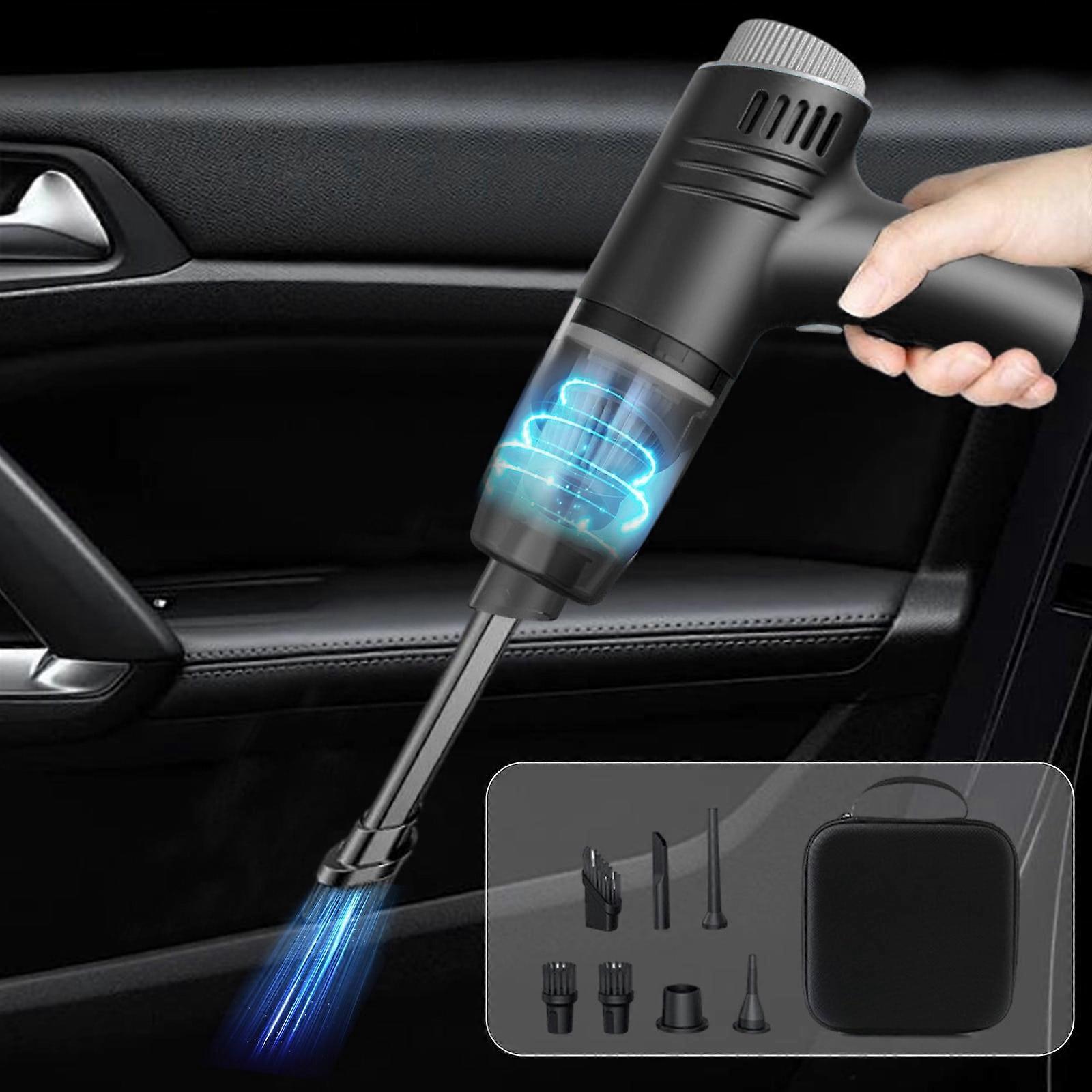 3-in-1 USB Rechargeable Mini Vacuum Cleaner, Powerful Suction for Car, Home, Crevices, Keyboard - Compatible with Ympuoqn