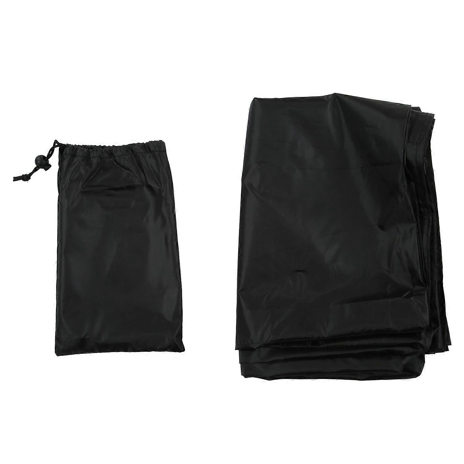 غطاء حماية قفص الكلاب مقاوم للماء والغبار من قماش أكسفورد مع حقيبة تخزين، أسود 1