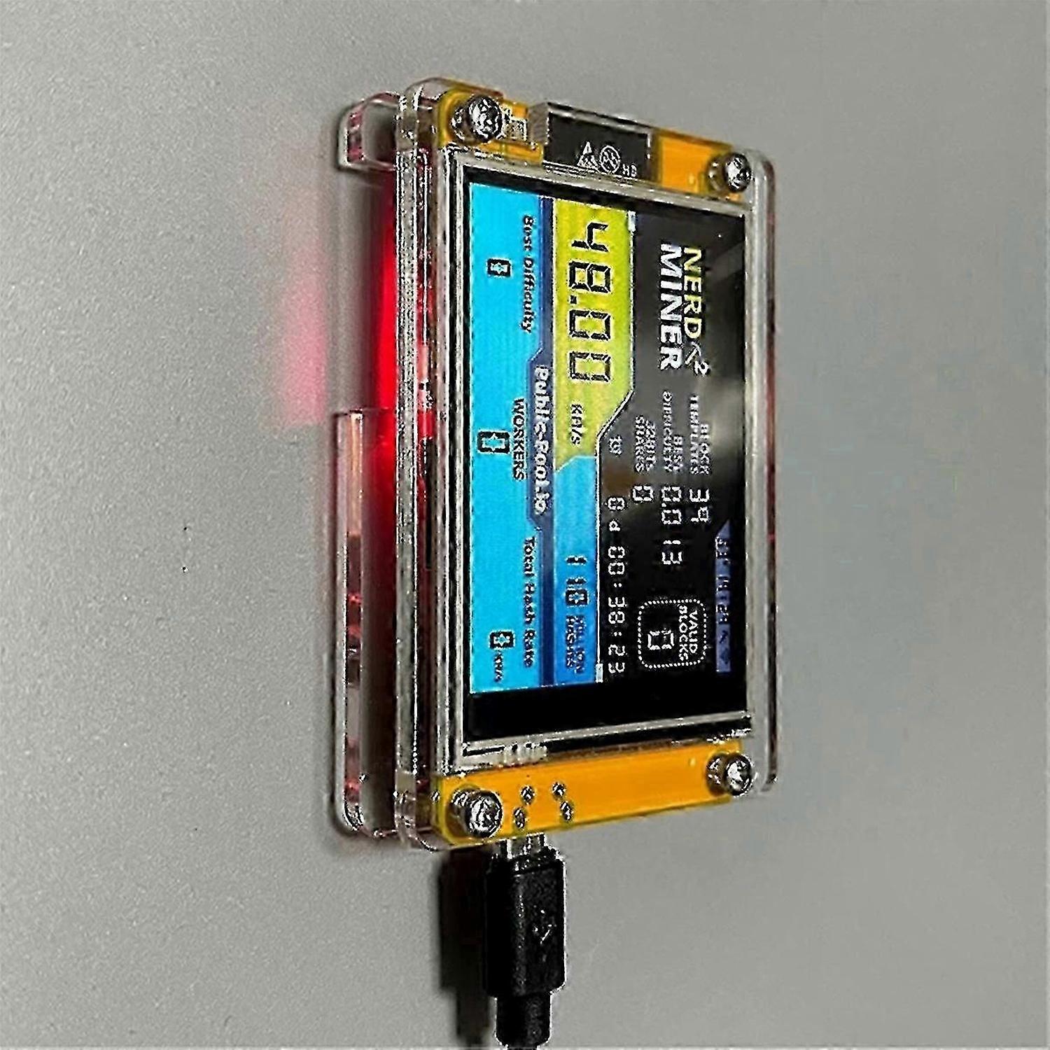 2025 New Nerdminer V3 2.8-Inch BTC Solo Lottery Crypto Miner for Bitcoin