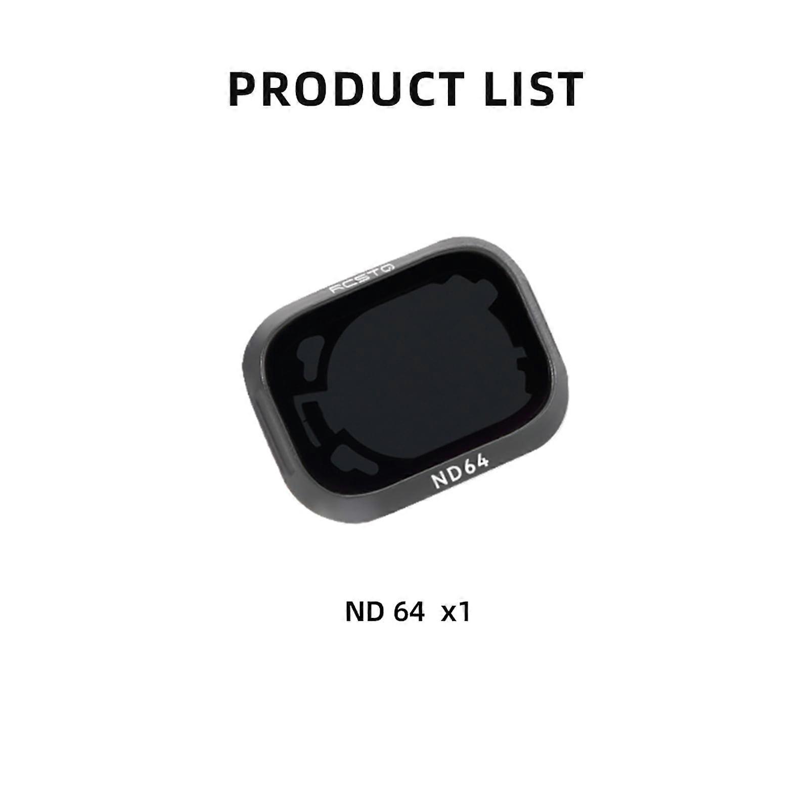 Lens Filter for DJI Mini 3 Pro, Multi Nano Coating ND8/16/32/64/128 + Adjustable PL, Aluminum Frame