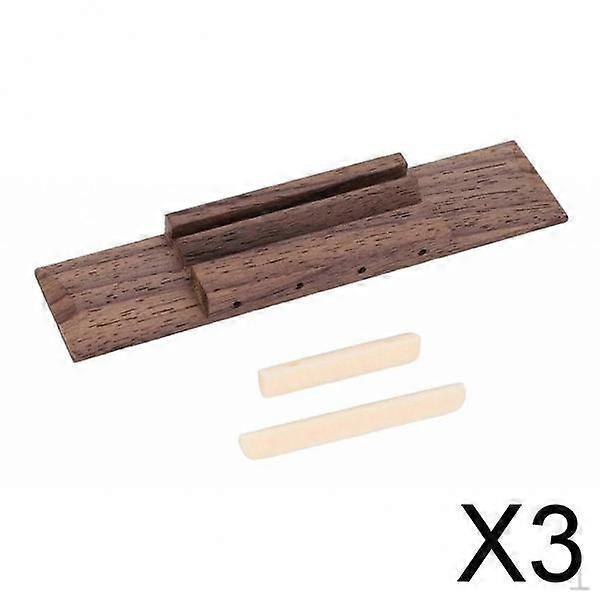 Premium 4-String Guitar with Rosewood Bridge and Nut Set