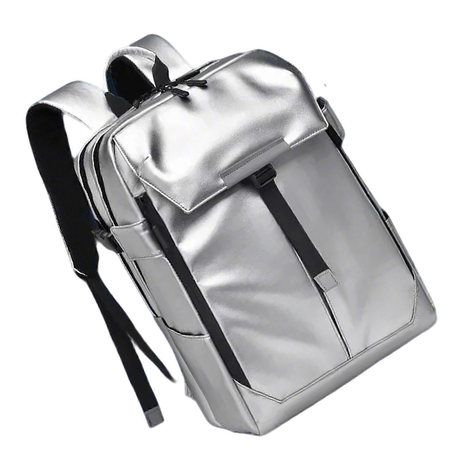 Three Layer Laptop Case 17.3inch Multifunctional for Commuting Business Trips and Outdoor Holds for 15.6inch Notebook  Silver