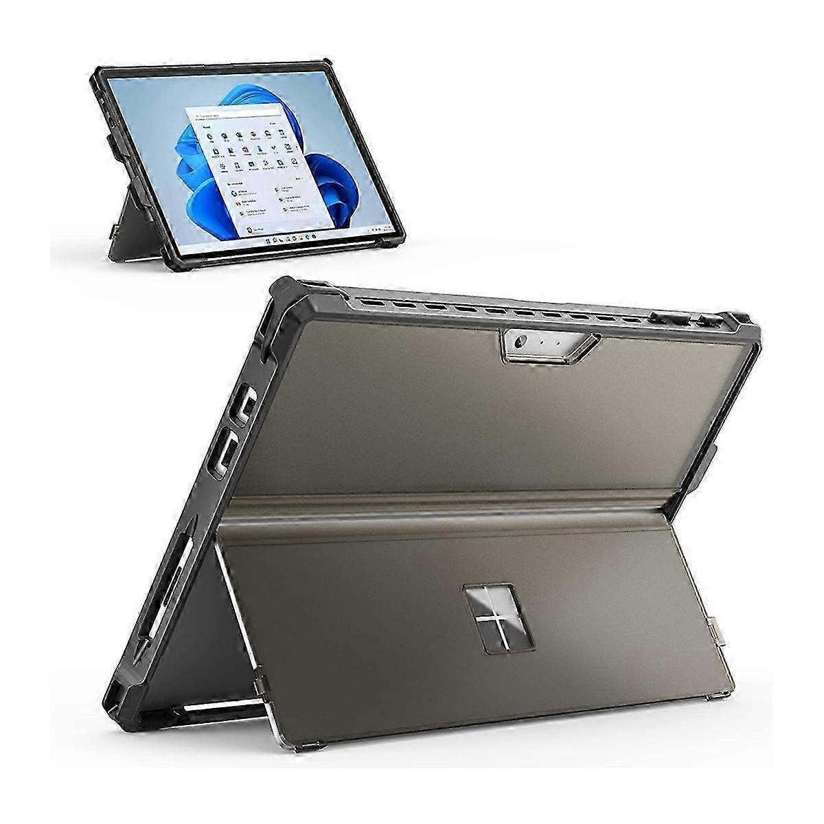 Tablet Hard Case Shell compatible Microsoft Surface Pro 7 Plus 6 5 Pro 4 LTE, Shockproof Folio Protective R