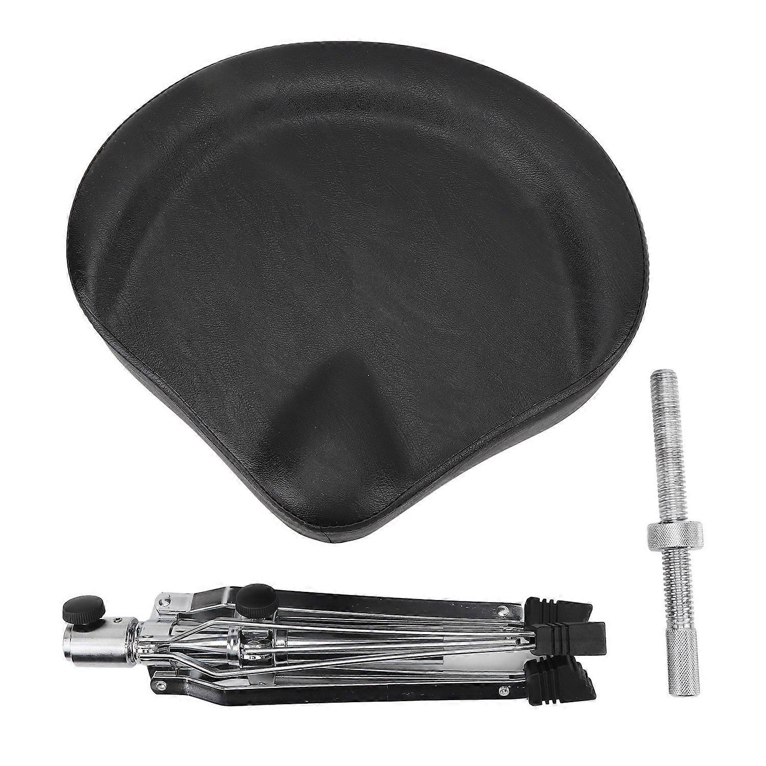 Drum Throne Height Adjustable Padded Dual Support Non Slip Feet Swivel Drum Stool