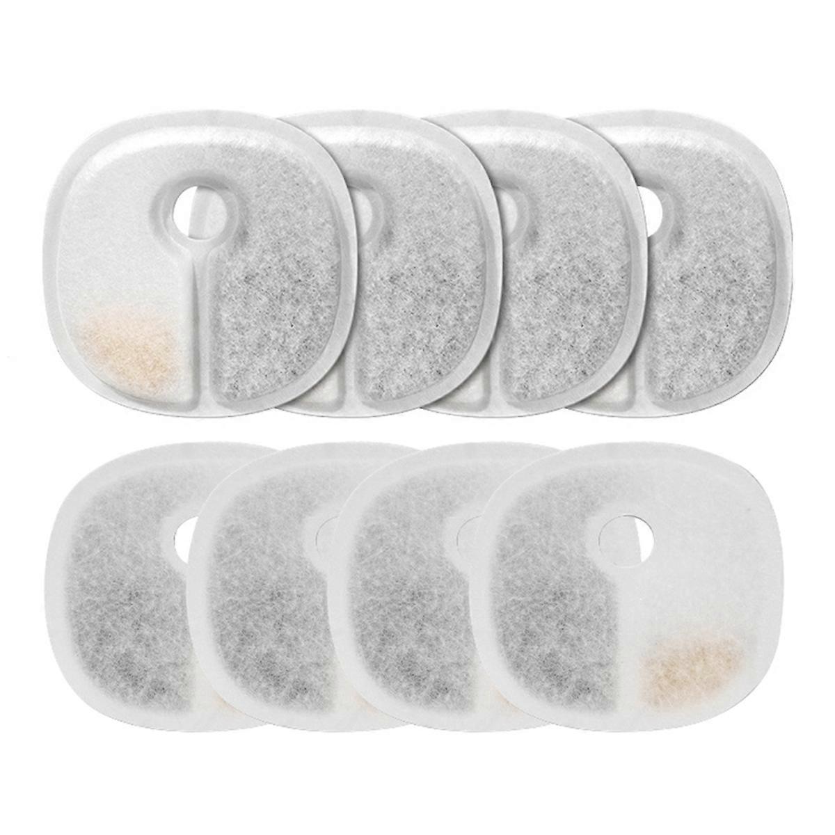 Cat Water Fountain Filters for Automatic Pet Fountain Replacement Filters 8PCS