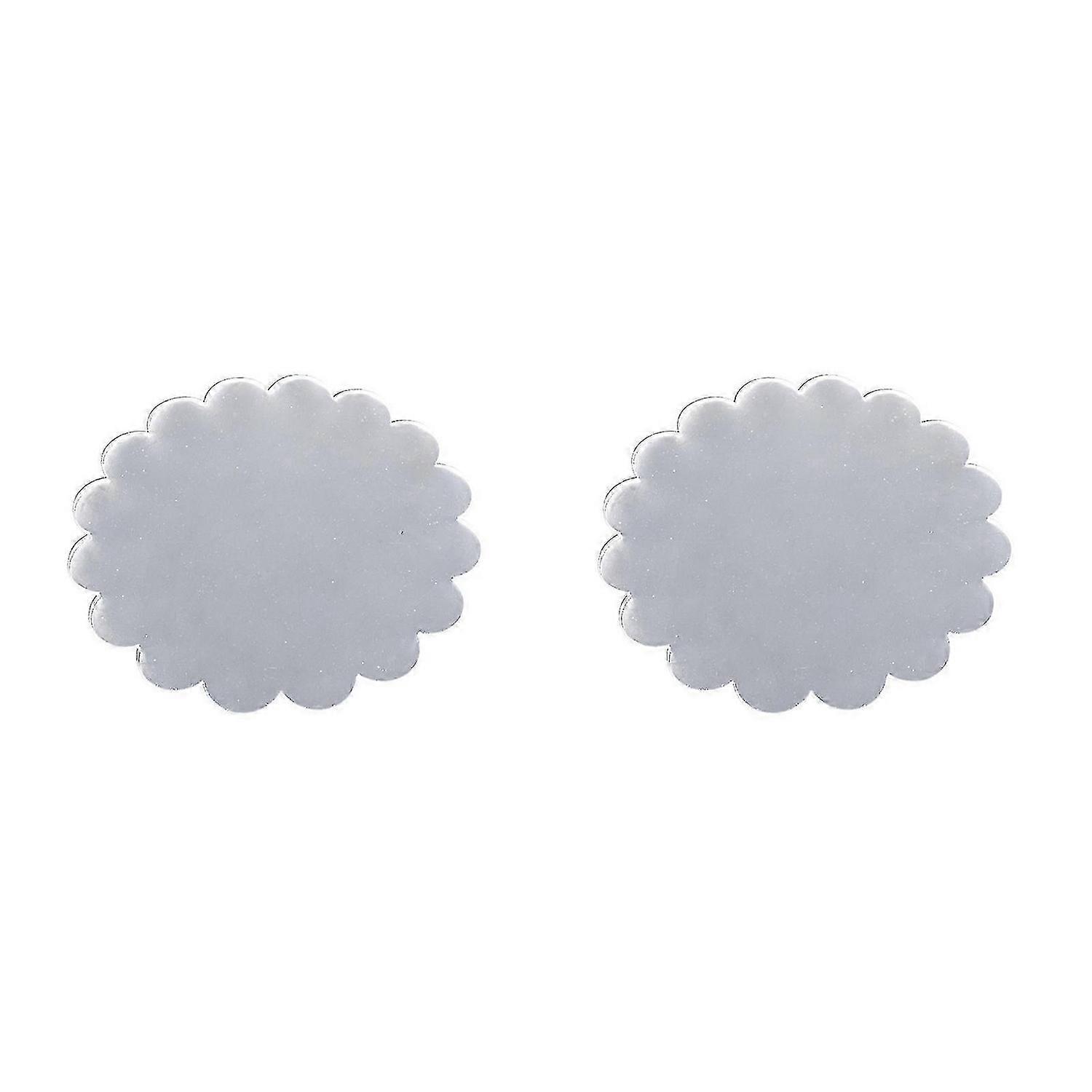 2-Piece Acrylic Cake Board Set - 5 Shapes & Sizes for Cake Decorating - Durable Cake Discs & Sheets