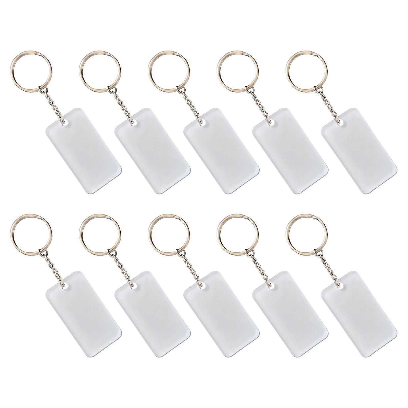 Customizable Single Partial Acrylic Keychain For Incidents And Daily Use Permanent Substance  S
