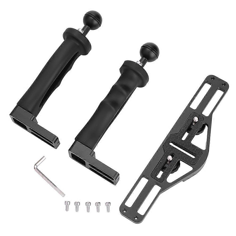 Aluminum Tray with Dual Handle Grips for Underwater Camera Housing Case Accessory