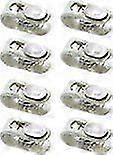 Set of 8 - Non-slip quilt clamps without pins - Universal clamps for sheets