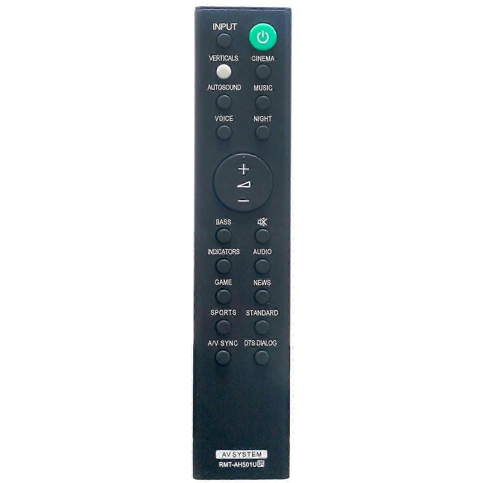 New Replace RMT-AH501U For Sony Soundbar System Remote Control HT-X8500 HTX8500