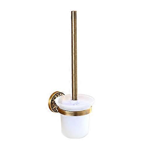 Antique Wall Mounted Toilet Brush Holder Solid Brass Anti Rust Bathroom Accessory