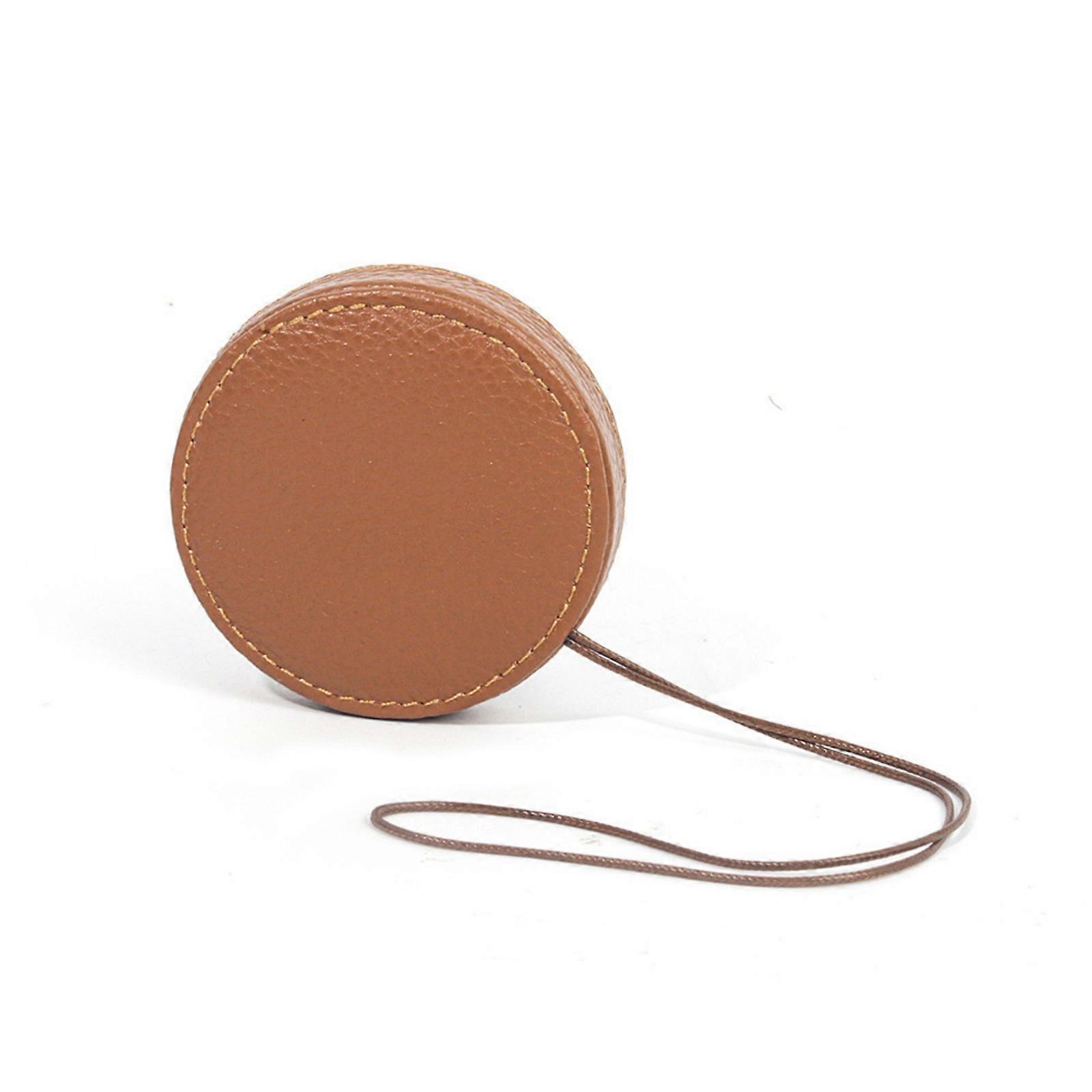 Retro Inspired AntiScratch Genuine Leather Lens Cover For Instants Camera MS300/C300R With Flocking Lining  brown