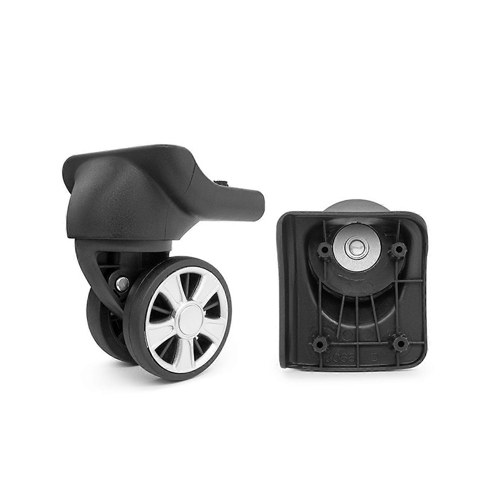 Easy Installation Replacement Wheels Includes Screws For Carry On Suitcases Portable Spinner Practical Quiet 360 Degree Multicolor