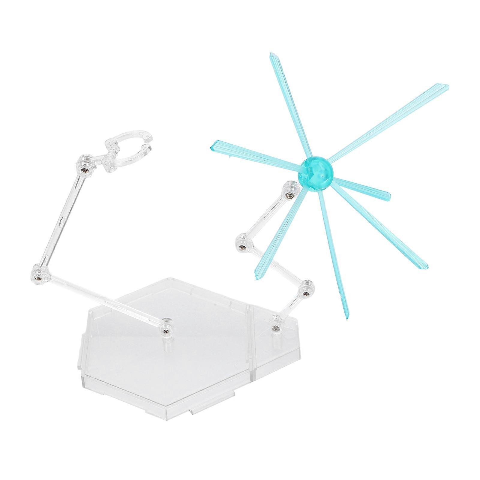 Figure Display Enhancements for Action Figures 4Sets Clear Support Bases