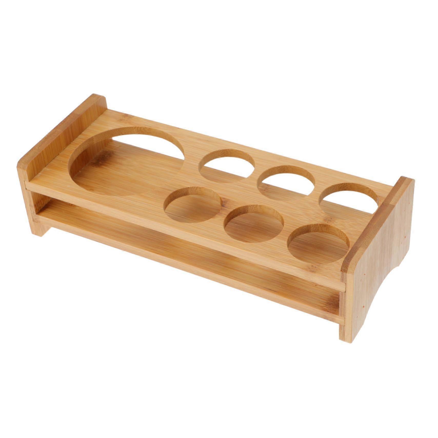 Wine Glass Holder Rack for Bar or Kitchen Countertop, SpaceSaving Stemware Organizer for Wine and Cocktail Cups